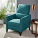 Ebern Designs Aresha 26.25" Wide Manual Standard Recliner Polyester in Blue | 39 H x 26.25 W x 34.5 D in | Wayfair A6EC8DA82A614CA2A44B8B6C34E47E55