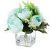 Latitude Run® Silk Peonies Floral Arrangements in Vase Silk | 8 H x 6 W x 6 D in | Wayfair AE3F22530FB142FD86BCF79147F8CE7B