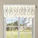 August Grove® Floral Scalloped 60.00" Window Valance Polyester in Blue | 19 H x 60 W x 2 D in | Wayfair AGTG5236 43472238