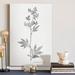 Red Barrel Studio® 'Botanical Imprint II' - Wrapped Canvas Painting Print Canvas, Solid Wood in Gray | 12 H x 8 W x 1 D in | Wayfair