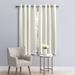 Darby Home Co Fenoglio Solid Blackout Thermal Grommet Single Curtain Panel Polyester in White/Black | 36 H in | Wayfair