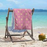 Brayden Studio® Classic Moon Phases Beach Towel Polyester/Cotton Blend in Pink | Wayfair F8592D3D04CB414D85D91CE0C1572597