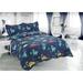 Zoomie Kids Roger Dinosaur Zoon Quilt Set Polyester/Polyfill in Blue/Pink/Yellow | Twin Quilt + 1 Sham | Wayfair 97959E8DABAC48CCAB485453DD895FE0