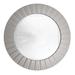 Northlight Seasonal Elegant 20" Contemporary Fluted Round Mirror Wall Decor Plastic in Gray | 20 H x 20 W x 0.75 D in | Wayfair 31812249