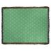 Brayden Studio® Classic Zig Zag Woven Cotton Blanket Cotton in Gray/Green | 37 W in | Wayfair 465448B2E16E495E9BFABD44F531BCE1