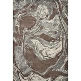 Brown/Gray 39 x 0.5 in Area Rug - Willa Arlo™ Interiors Casper Abstract Area Rug Polypropylene | 39 W x 0.5 D in | Wayfair