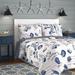 Highland Dunes Canfield Reversible Coastal Quilt Set Polyester/Polyfill/Microfiber in Blue/Navy | Twin Quilt + 1 Sham | Wayfair