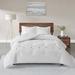 Madison Park Finley 3 Piece Cotton Waffle Weave Duvet Cover Set Cotton in White | Full/Queen Duvet Cover + 2 Standard Shams | Wayfair MP12-5626