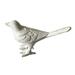 August Grove® Calvano Cast Iron Bird Figurine Metal in White/Blue | 4.52 H x 7.63 W x 2.67 D in | Wayfair 2054E0F82ADD4930AC69CFB952C784BE