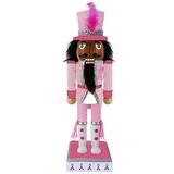 The Holiday Aisle® Breast Cancer Support Soldier Nutcracker Wood in Pink/Black | 10 H x 3 W x 3 D in | Wayfair 42AEB727D887428CBAF36752F85DC897