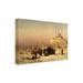 Charlton Home® 'On the Way between Old & New Cairo' by Louis Comfort Tiffany - Wrapped Canvas Print Canvas in Black/Brown | Wayfair