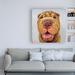 Winston Porter 'Follow Your Nose 6' by Lucia Heffernan - Wrapped Canvas Painting Print Canvas in Brown/Gray | 18 H x 18 W x 2 D in | Wayfair