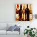 Winston Porter Smokey Wine III by Alonzo Saunders - Wrapped Canvas Painting Print Canvas in Brown | 14 H x 14 W x 2 D in | Wayfair