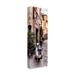 Ebern Designs Dolce Vita Rome 2 Italian Scooter in Street IV by Philippe Hugonnard - Wrapped Canvas Photograph Print Canvas in Brown/Gray | Wayfair