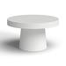 Joss & Main Cynthia Pedestal Coffee Table in White | 17.8 H x 31.6 W x 31.6 D in | Wayfair 14E41A9B5C32463F822A6DE7E00B350D