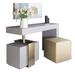 Everly Quinn Vanity Set w/ Stool Wood in Brown | 32 H x 55 W x 20 D in | Wayfair E4DB466398C84D73931C7F1FE2197F56