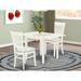 Red Barrel Studio® Alyvea Drop Leaf Acacia Solid Wood Dining Set Wood/Upholstered in Brown/Green/White | Wayfair 675CCF55ADC1425DBDCD2DE89D25DFE6