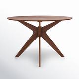 AllModern Fenway 47.5" Pedestal Dining Table Wood in Brown | 29.5 H x 47.25 W x 47.25 D in | Wayfair 51AF1AC89FD94071A2707F8F396B9CF3