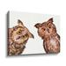 Redwood Rover 'Owls Curious Birds Nursery' - Print Canvas in Brown | 8 H x 10 W x 2 D in | Wayfair 2861A9BB12914D96A692A0FB67180D0D