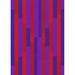 White 60 W in Indoor Area Rug - Trinx Striped Red/Purple Area Rug Polyester/Wool | Wayfair 2D9A143E511D44D6B446514F366FEDC7