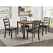 Red Barrel Studio® 5 - Piece Dining Set Wood/Upholstered in Gray/Brown | 30.25 H in | Wayfair E5A6D4B838914EF19993818B38BBEC98