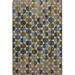 Blue/Brown 63 x 0.39 in Area Rug - Corrigan Studio® Cadmus Geometric Brown/Blue Area Rug Polyester | 63 W x 0.39 D in | Wayfair