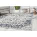 White 96 x 0.5 in Area Rug - Ophelia & Co. Lavalley Vintage Atlantic Azure Area Rug Polypropylene | 96 W x 0.5 D in | Wayfair