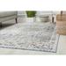 Gray 96 x 0.5 in Area Rug - Ophelia & Co. Lavalley Vintage Magnolia Hatchwork Area Rug Polypropylene | 96 W x 0.5 D in | Wayfair