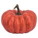 The Holiday Aisle® Short Pumpkin Figurine Resin in Orange | 5.7 H x 6.7 W x 7.1 D in | Wayfair 8A02ACF5357B4989B02C10D6AD00C253