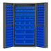 WFX Utility™ Lepus 72" H x 36.13" W x 24.56" D Storage Cabinet, Wood in Blue | 72 H x 36.13 W x 24.56 D in | Wayfair