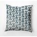 Dakota Fields Outdoor Rectangular Pillow Cover & Insert Polyester/Polyfill blend in Green/Blue | 16 H x 16 W x 6 D in | Wayfair