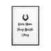 Trinx Horse Mom. They Neigh. I Pay - Picture Frame Textual Art Print on Paper in Black/White | 7 H x 5 W x 0.05 D in | Wayfair