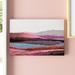 Mistana™ Teen Vibrant Painty Rolling Hills - Print on Canvas in Blue/Brown/Pink | 8 H x 12 W x 1.25 D in | Wayfair F9DBA3DE38A4431FBE3BF24919174786