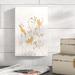 Andover Mills™ Painted Birds On Mauve Branches Solid Shapes - Print on Canvas Canvas | 12 H x 8 W x 1.25 D in | Wayfair