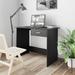 Latitude Run® Desk Computer Desk Home Office Desk Workstation Table Engineered Wood in Black | 29.9 H x 39.4 W x 19.7 D in | Wayfair