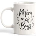 Latitude Run® Mom of Boys Coffee Mug in Black/Brown/White | 4 H in | Wayfair 0DA6C07A89B543E29D2F89D6CC1DBA66