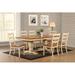 Canora Grey Stewartsville Extendable Rubberwood Solid Wood Dining Set Wood in Brown | 30 H in | Wayfair BB4A553BBEA24FE58AB637891309D346