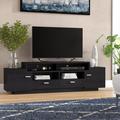 Wade Logan® Aston TV Stand for TVs up to 43" Wood in Black | 21.25 H in | Wayfair WADL9379 32773059