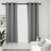 17 Stories Curtains Roller Blackout Curtains Window Blinds w/ Rings Velvet in Gray/Black/Brown | 95 H in | Wayfair 78B63F7850494C9D96031B6181A49C26