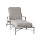 Woodard Delphi 76" Long Reclining Single Chaise w/ Cushion Metal | 22.75 H x 32 W x 76 D in | Outdoor Furniture | Wayfair 850470-48-87N