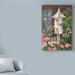 Winston Porter 'Home Tweet Home Bird House' Acrylic Painting Print on Wrapped Canvas Canvas | 19 H x 12 W x 2 D in | Wayfair