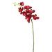 World Menagerie 35" Real Touch Orchid Artificial Floral Stem Polyester in Red | 35 H x 7 W x 4 D in | Wayfair WLDM1405 35267380