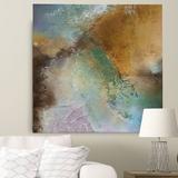 Wexford Home Moonstone III by Norm F.Olson Painting Print on Wrapped Canvas in Brown/Gray | 16 H x 16 W x 1.5 D in | Wayfair HAC16-16188 -16X16