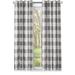 Winston Brands Checkered Room Darkening Grommet Single Curtain Panel Polyester/Cotton Blend in Gray | 63 H in | Wayfair 48060 GREY 5363