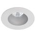 WAC Lighting Oculux Shower Recessed Trim in White | 4.75 H x 4.75 W in | Wayfair R3BRD-S930-HZWT
