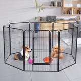 Yescom 17DPP006007_wfv Playpen Extra Large Dog Exercise Fence Pet Pen Metal | 31.5 H x 39.375 W x 39.375 D in | Wayfair 17DPP006-8P40