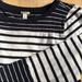 J. Crew Tops | J Crew Striped Top - J Crew 3/4 Sleeve White Top With Navy Stripes Sz M | Color: Blue/White | Size: M