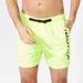 Nautica Men's 8" Big & Tall Buckle-Waist Swim Short Nautica Yellow, 2XLT