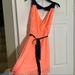 American Eagle Outfitters Dresses | Coral & Navy Blue Dress From American Eagle | Color: Blue/Orange | Size: M