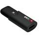 EMTEC USB-Stick 3.0 (3.2) Click Secure B120, 16 GB Flash-Laufwerk, externer Speicher, 100 Mb/S, Schreiben 20 MB/S, mit AES260-Software, Schwarz